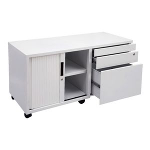Rapidline Mobile Caddy with Drawers and Tambour Left Side