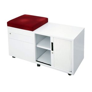 Rapidline Mobile Caddy with Drawers and Tambour Right Side