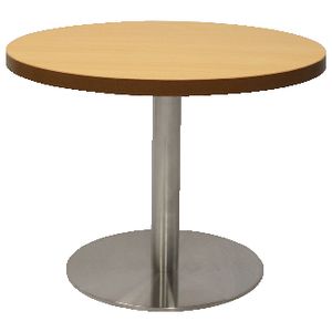 Rapidline Chrome Base Coffee Table Beech