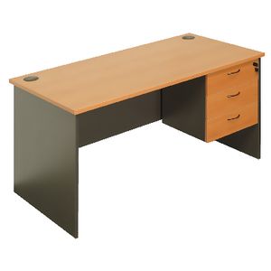 Rapidline Furnx 3 Drawer Desk 1800 x 900mm