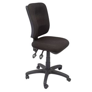Rapidline Operator Chair Square Back Fully Ergonomic Black
