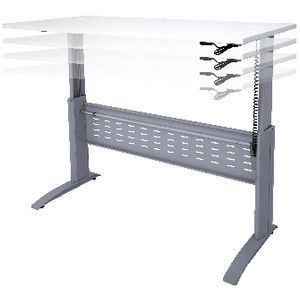 Rapidspan Electric Height Adjustable Desk 1500 x 700mm White