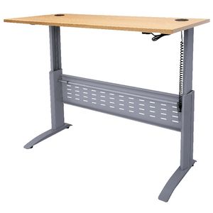 Rapidspan Electric Height Adjustable Desk 1800 x 700mm Beech