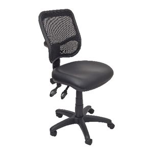Rapidline Operator Chair Mesh Back Fully Ergonomic Black