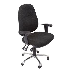 Rapidline Executive Operator Chair Fully Ergonomic Charcoal