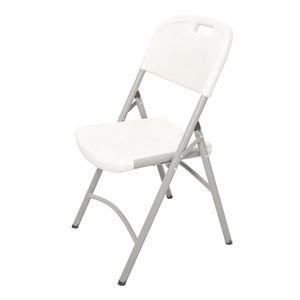 Rapidline Plastic Folding Chair White