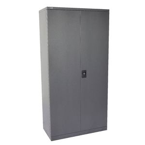 GO Stationery Cupboard 1830mm Graphite Ripple