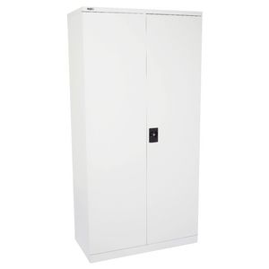 GO Stationery Cupboard 1830mm Silver