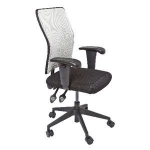 Rapidline Operator Task Chair Mesh Back Silver