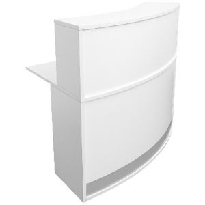 Rapidline Modular Reception Counter White