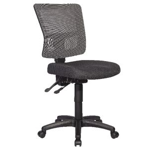 Rapidline River Operator Chair Mesh Back Silver