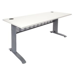 Rapidline Rapid Span Desk 1200 x 700mm White Silver