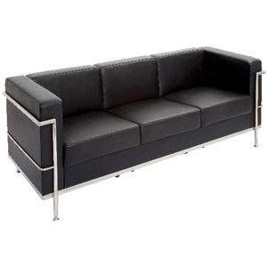 Rapidline Space Lounge 3 Seater Black