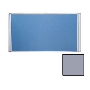 Rapidline Flat Top Desk Screen 2 Clamp 700mm Grey