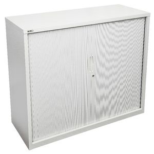 GO Tambour Door Cupboard 1016 x 900mm White