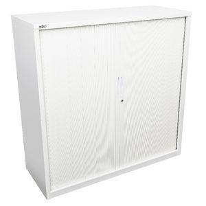 GO Tambour Door Cupboard 1200 x 1200mm White
