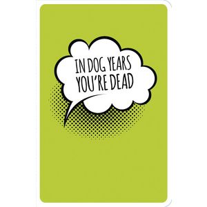 Frankly Funny Birthday Card Dog Years