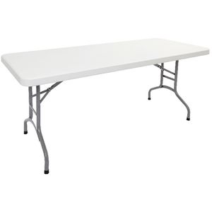 Furnx Plastic Folding Table 1800 x 750mm Off White