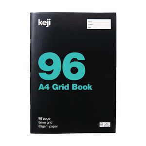Value A4 Grid Book 5mm 96 Page