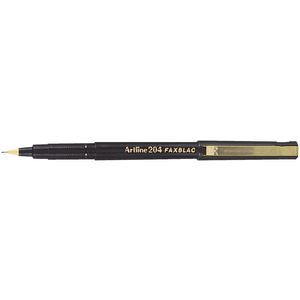Artline 204 FaxBlac Fineliners 0.4mm Black 2 Pack