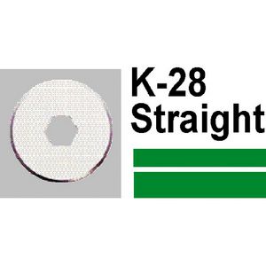 Carl K28 Replacement Straight Blade 2 Pack
