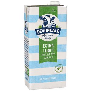 Devondale UHT Skim Milk 2L