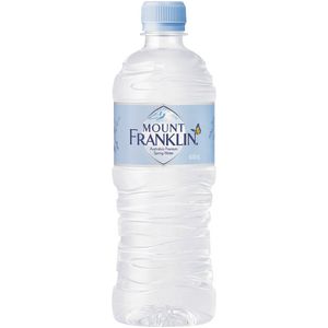 Mount Franklin Spring Water 600mL