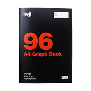 Value A4 Graph Book 5mm 96 Page
