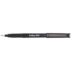 Artline 200 Fineliner 0.4mm Black