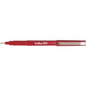 Artline 200 Fineliner Red