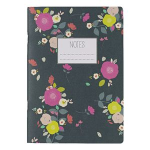 Go Stationery A4 Exercise Book Camden Floral Navy 56 Page