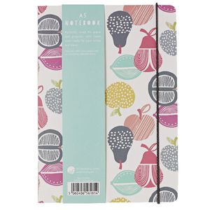 GO Stationery A5 Notebook Retro Coloured Orchard 198 Page