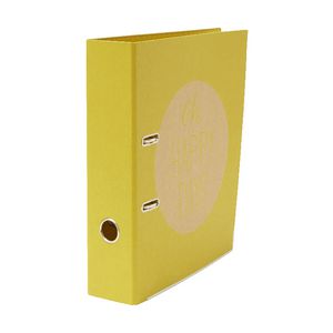 Go Stationery Kraft Lever Arch File Yellow