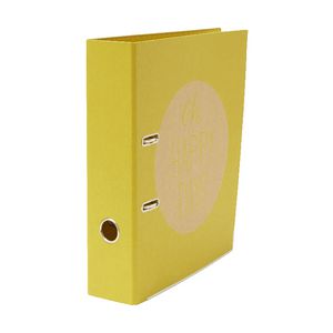 Go Stationery Kraft Lever Arch File Yellow