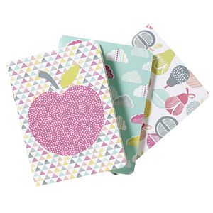 GO Stationery Pocket Notebooks Retro Orchard 3 Pack
