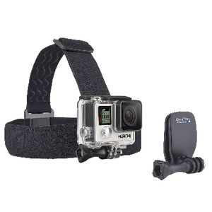 GoPro Headstrap and QuickClip Black