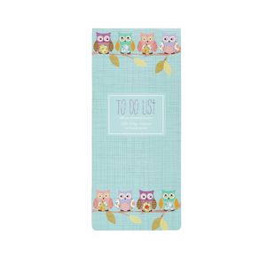 GO Stationery To Do List Pad Teal Owls