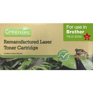 Greentec Toner Cartridge Black BROTN2150TWIN