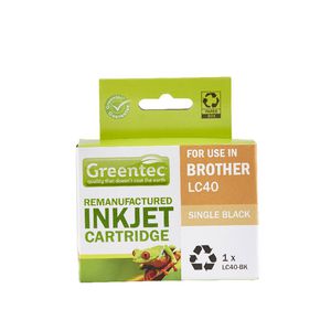 Greentec Alternate Brother LC40 Ink Cartridge Black