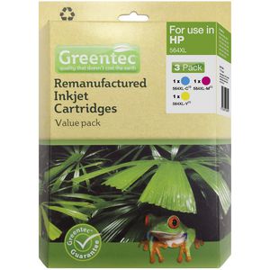 Greentec HP 564XL Ink Cartridge 3 Pack