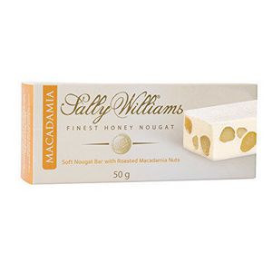 Sally Williams Macadamia Nougat Bar 50g
