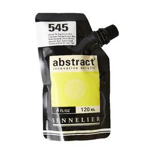 Sennelier Abstract Acrylic Satin Cad Yellow Lemon Hue 120 mL