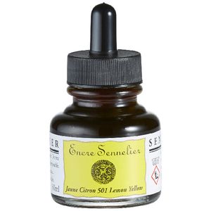 Sennelier Encre Drawing Ink 30mL Lemon Yellow