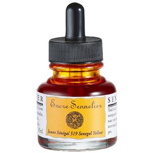 Sennelier Encre Drawing Ink 30mL Senegal Yellow