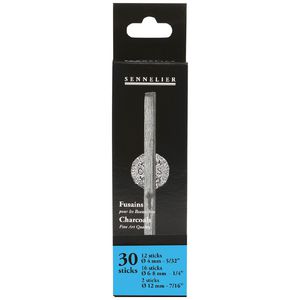Sennelier 4-12mm Charcoal Pieces Assorted Box of 30