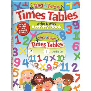 Hinkler Sing and Learn Times Tables CD and Activity Book