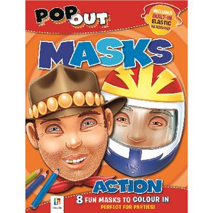 Hinkler Pop Out Masks Action Set