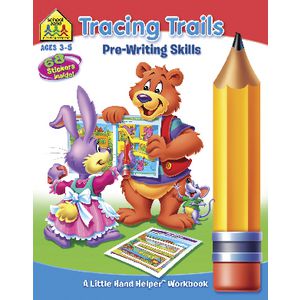 School Zone Get Ready Workbook Tracing Trials