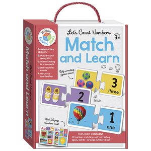 Hinkler Let's Count Numbers Match and Learn Building Blocks