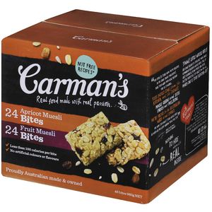 Carman's Muesli Bites 48 Pack Variety